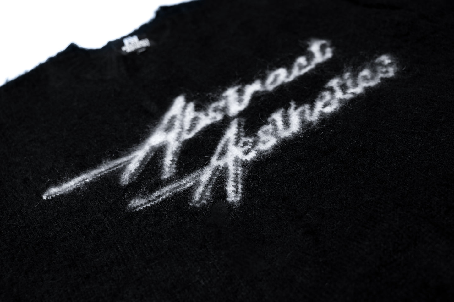 Black Aesthetics Mohair Wool Sweater