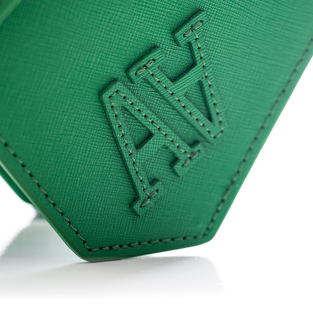 Green Double A Saddle Bag