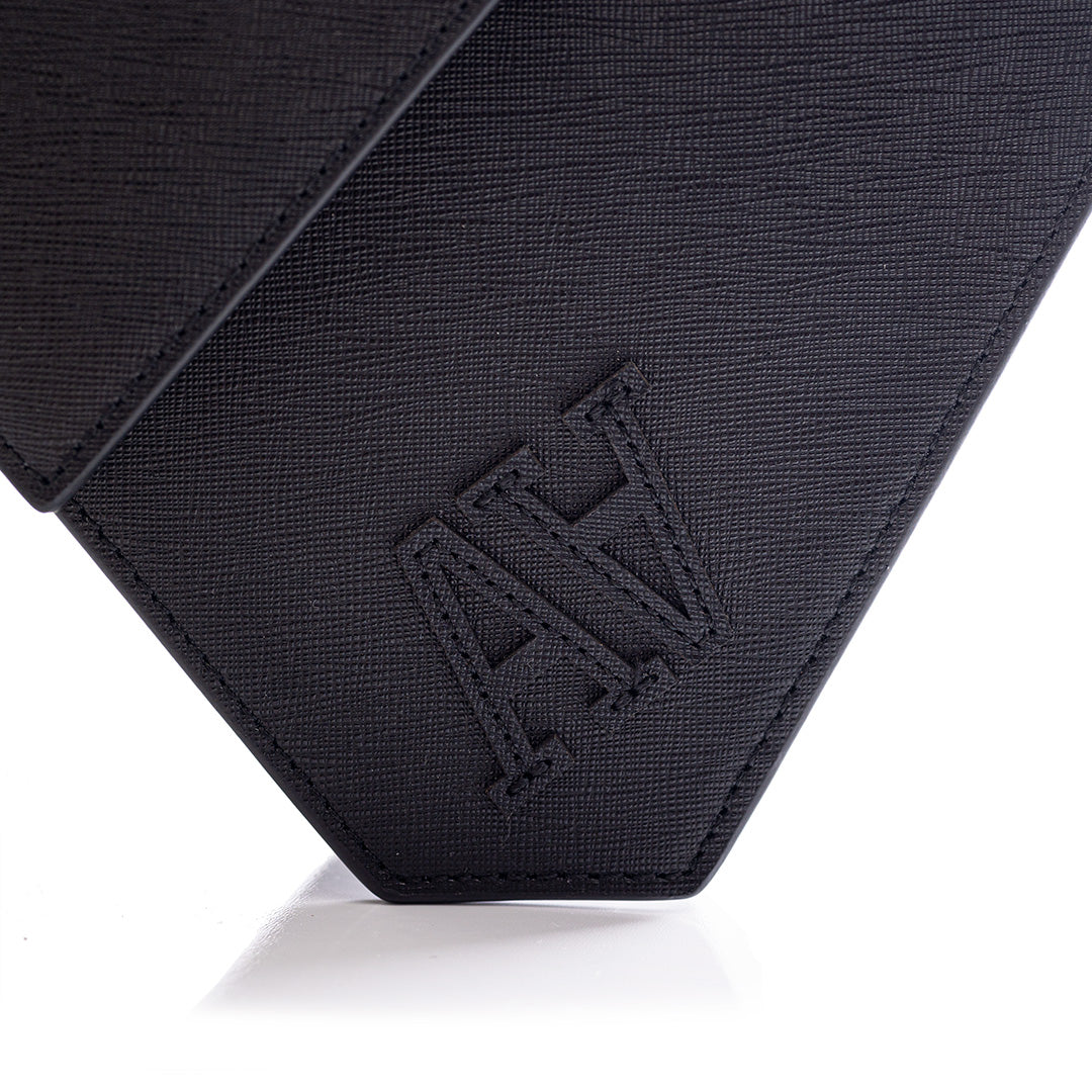 Black Double A Saddle Bag