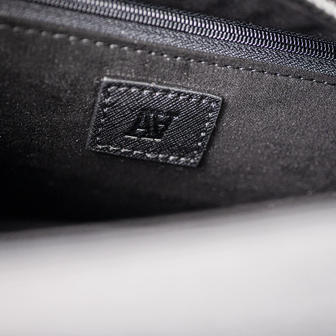Black Double A Saddle Bag