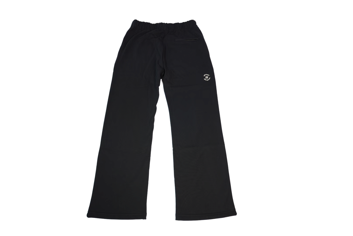 Black Wide Leg Everyday Aesthetics Sweatpants
