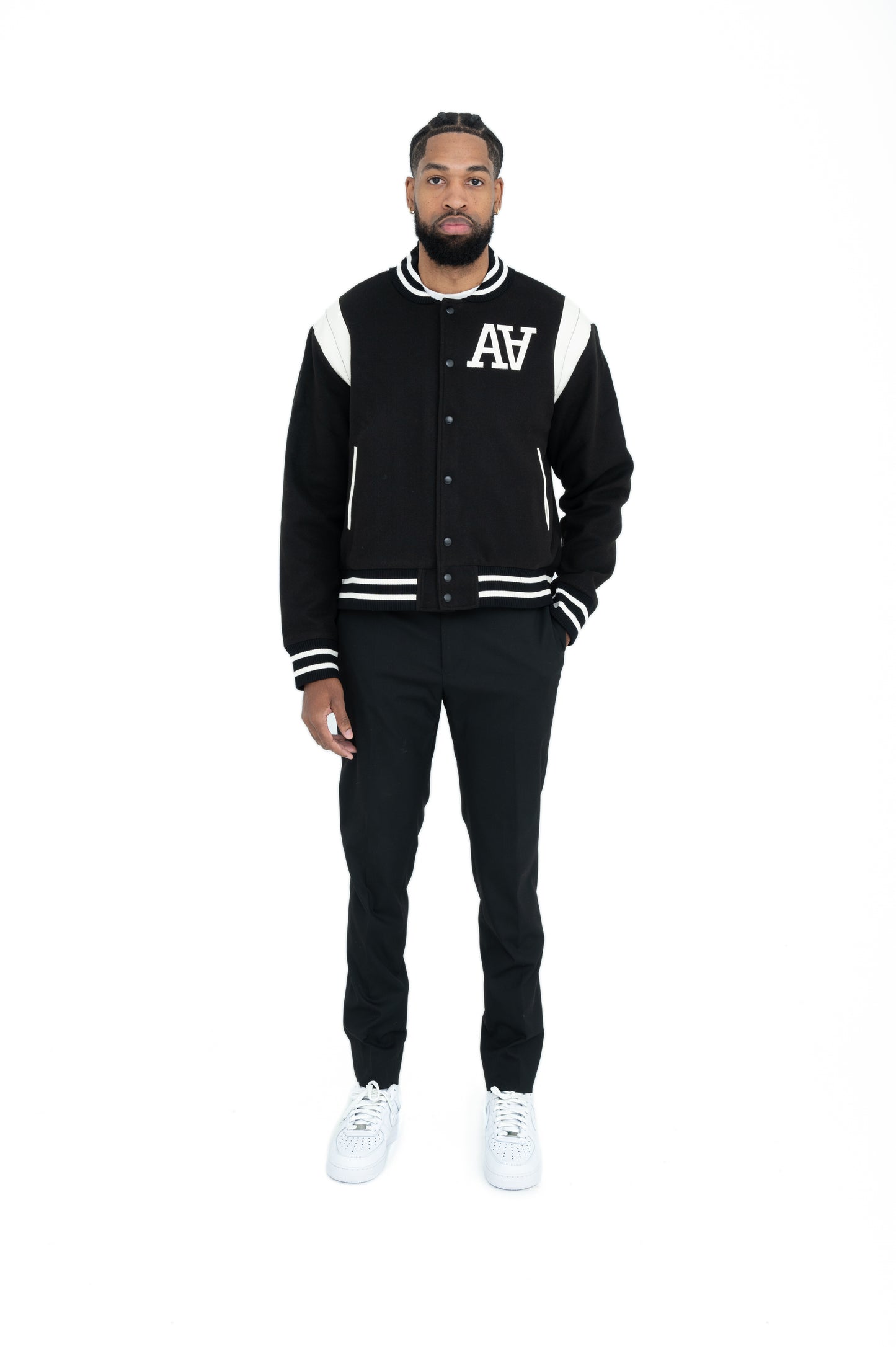 Black Double A Teddy Jacket