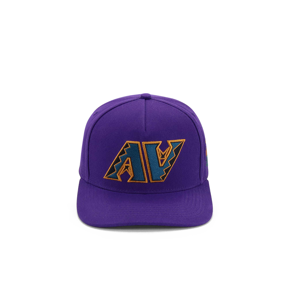 Purple Double A Desert Snapback