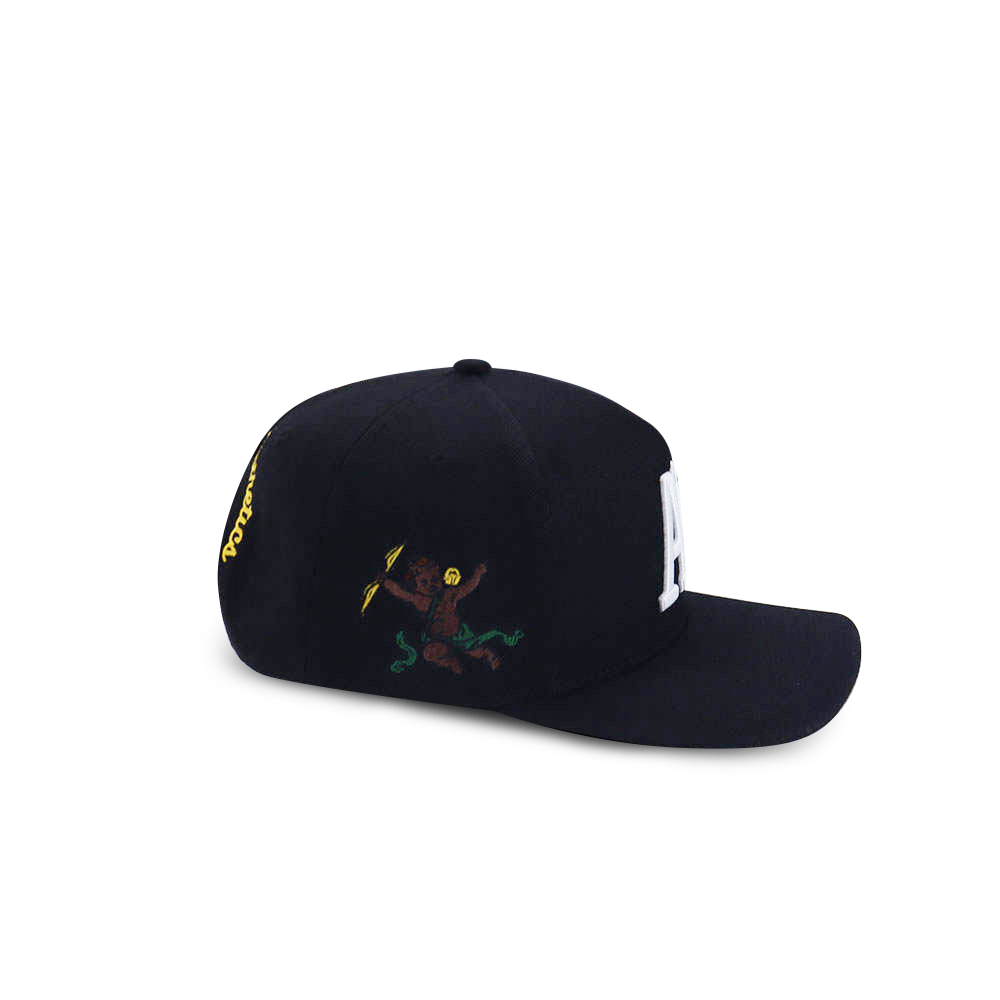 Black Double A Snapback