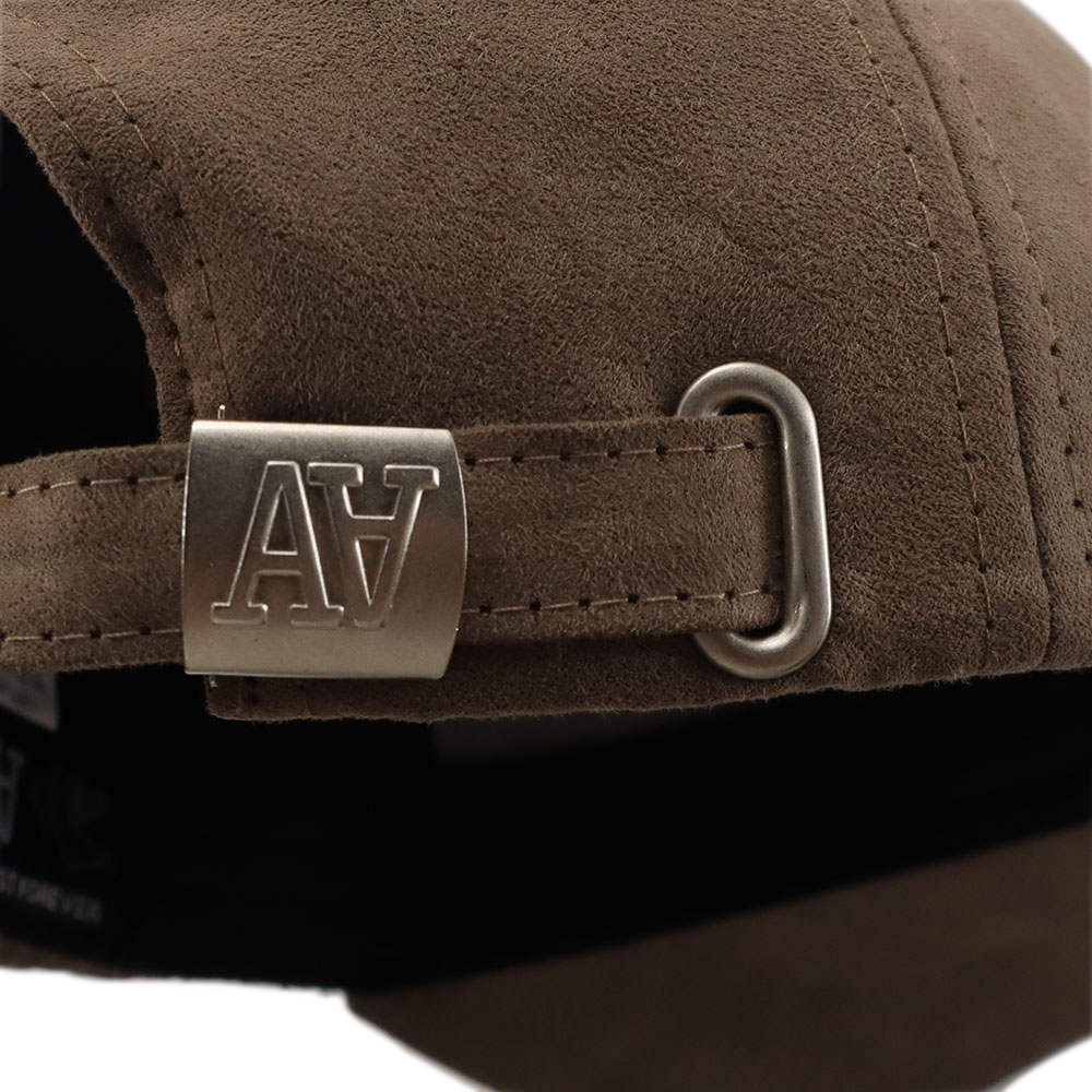 Taupe Suede Double A Cap