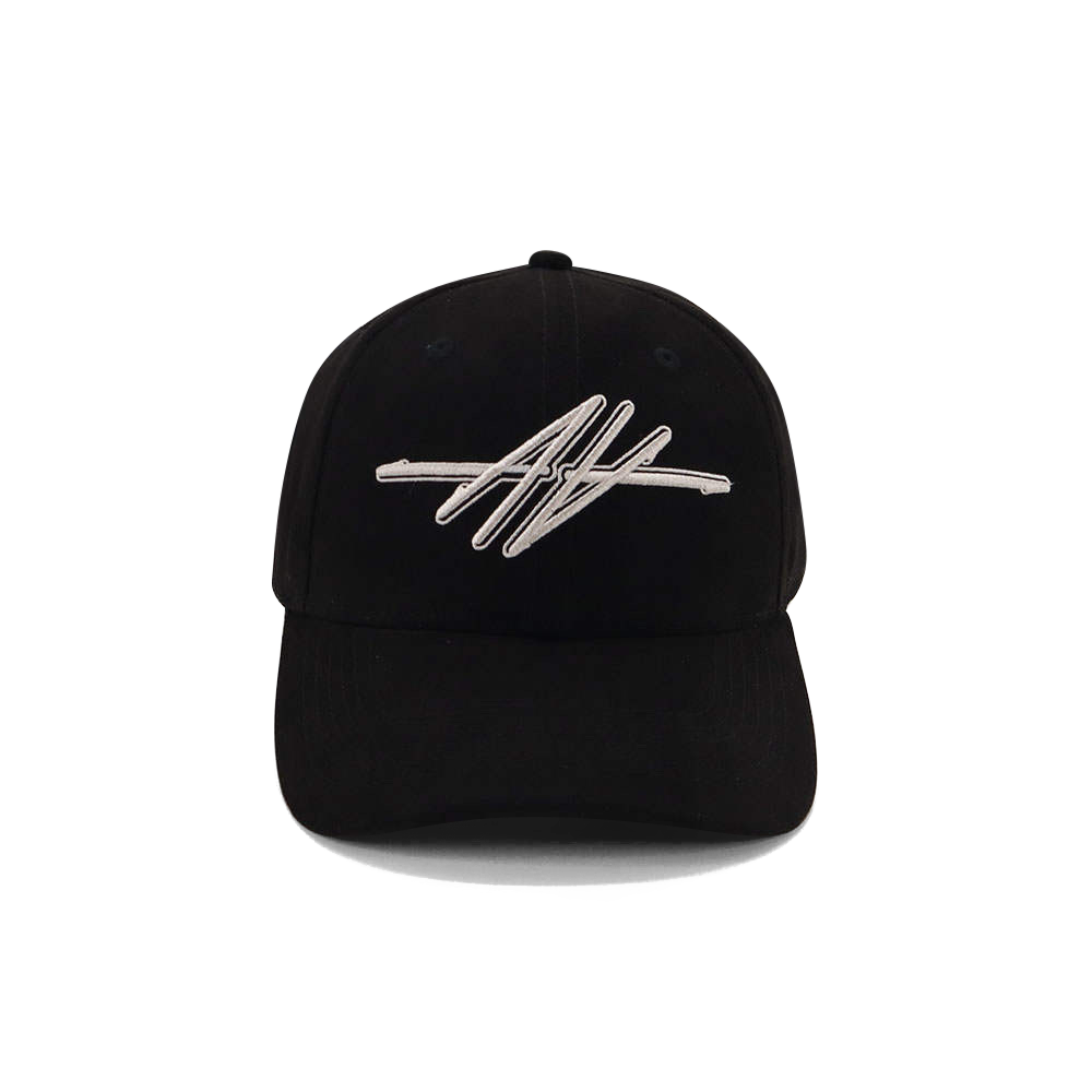 Black Suede Double A Cap
