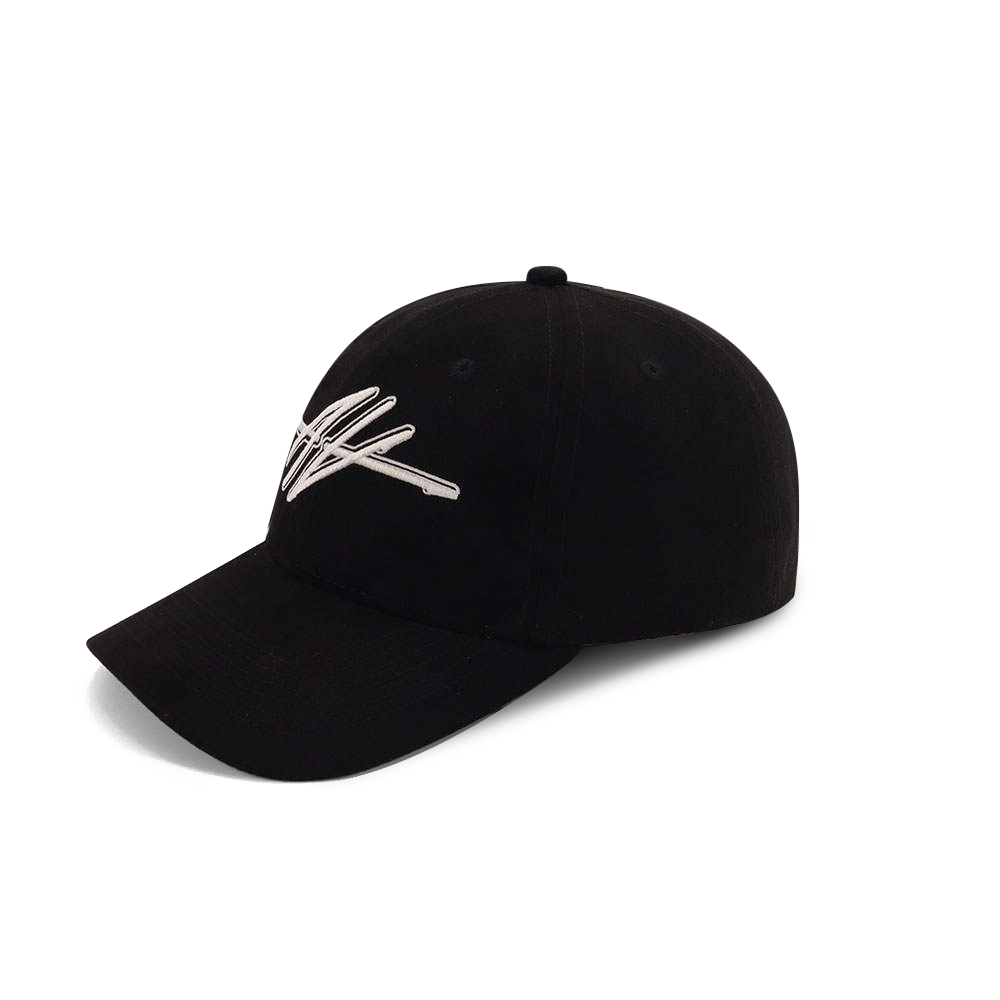 Black Suede Double A Cap