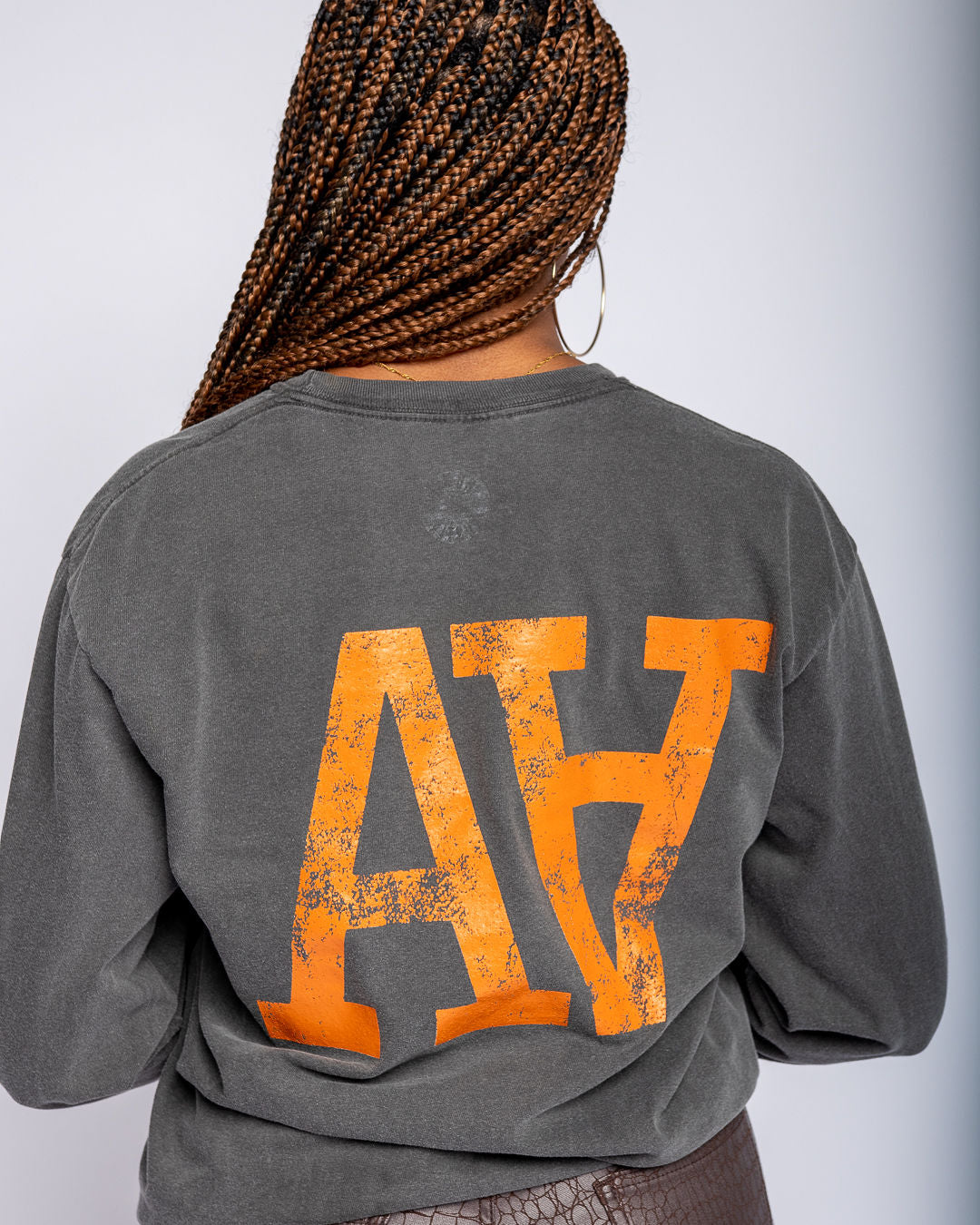 Aged Black Vintage Aesthetics LS Tee