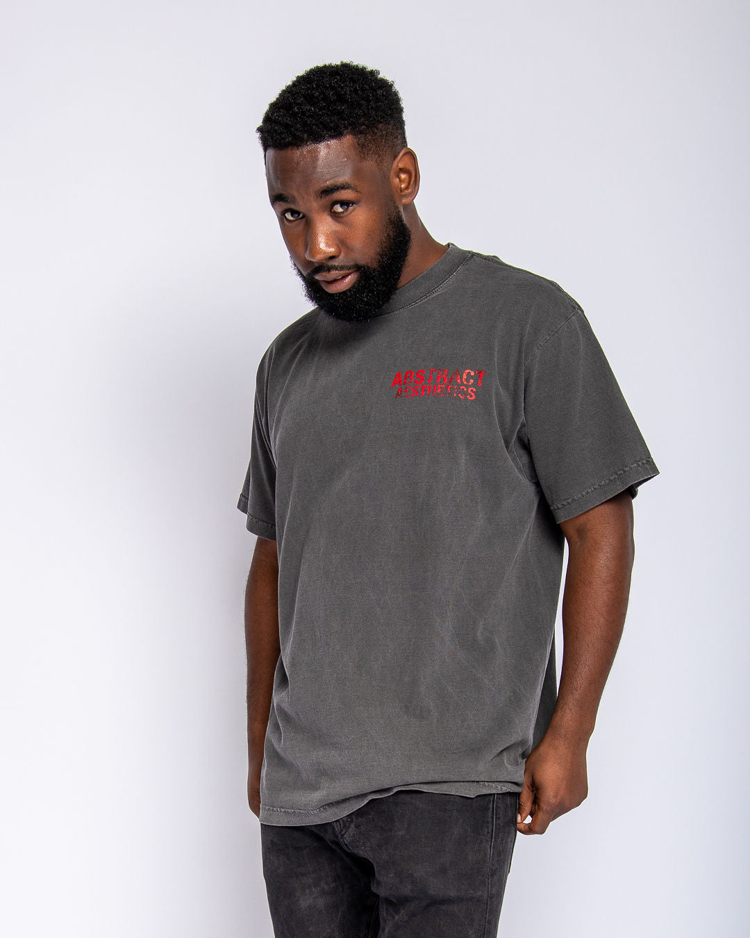 Aged Black Vintage Aesthetics SS Tee