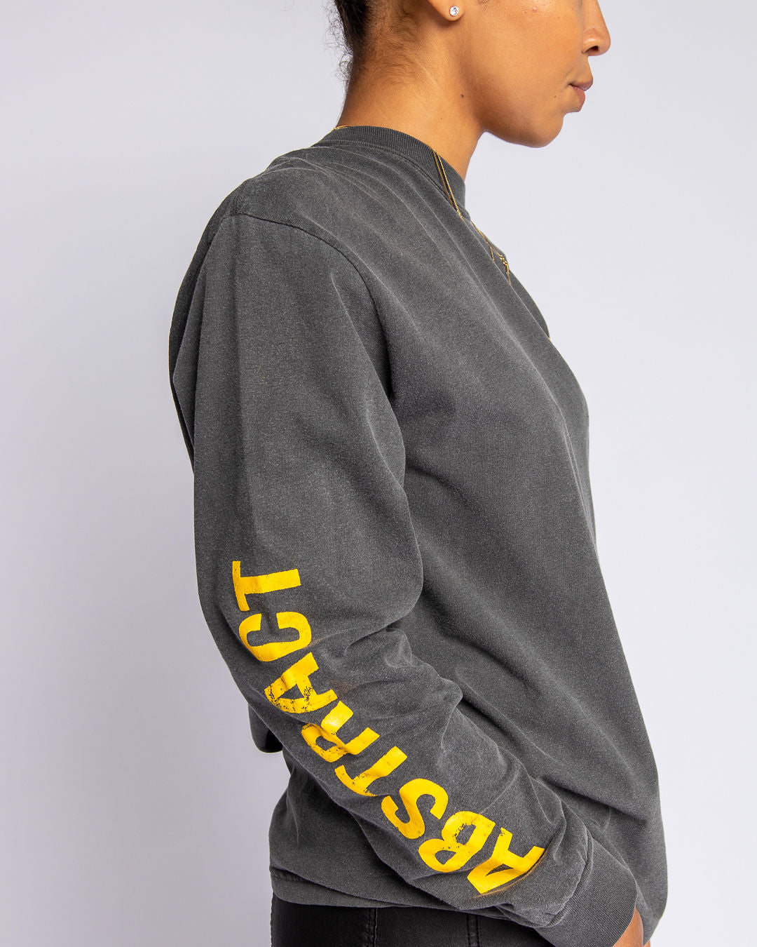 Aged Black Vintage Aesthetics LS Tee