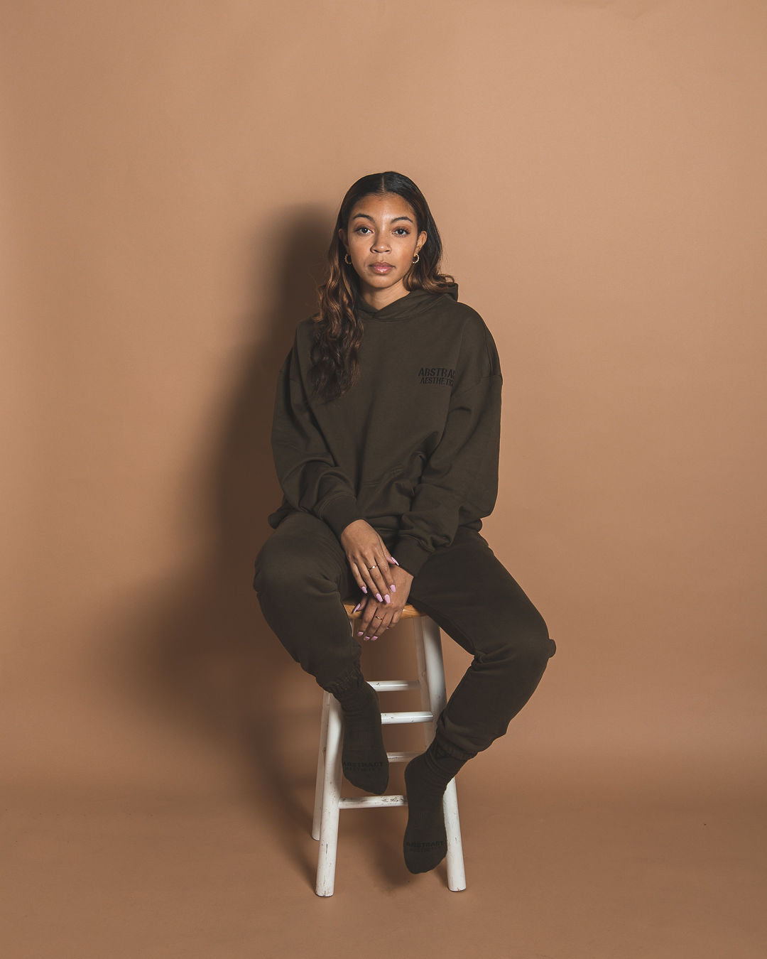 Olive Green Everyday Aesthetics Hoodie