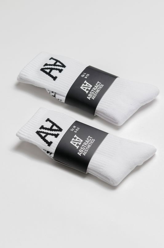 White Double A Socks