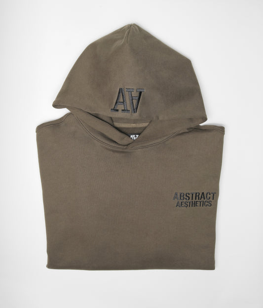 Olive Green Everyday Aesthetics Hoodie
