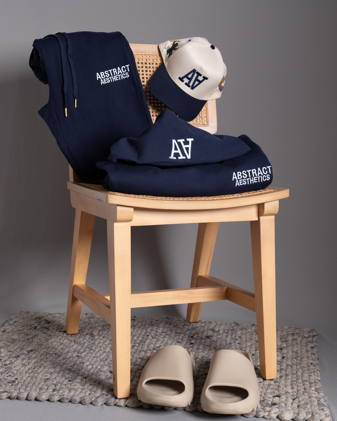 Navy Blue Everyday Aesthetics Sweatpants