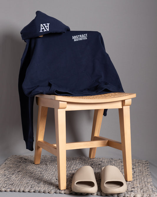 Navy Blue Everyday Aesthetics Hoodie