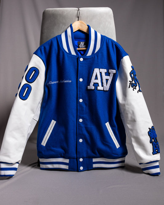 Varsity Royal Blue Double A Anniversary Letterman