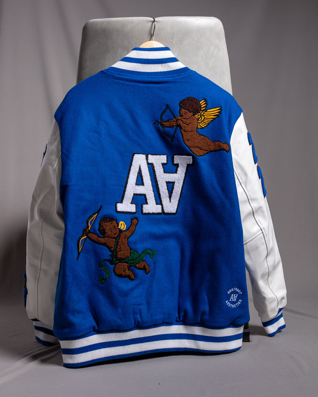Varsity Royal Blue Double A Anniversary Letterman