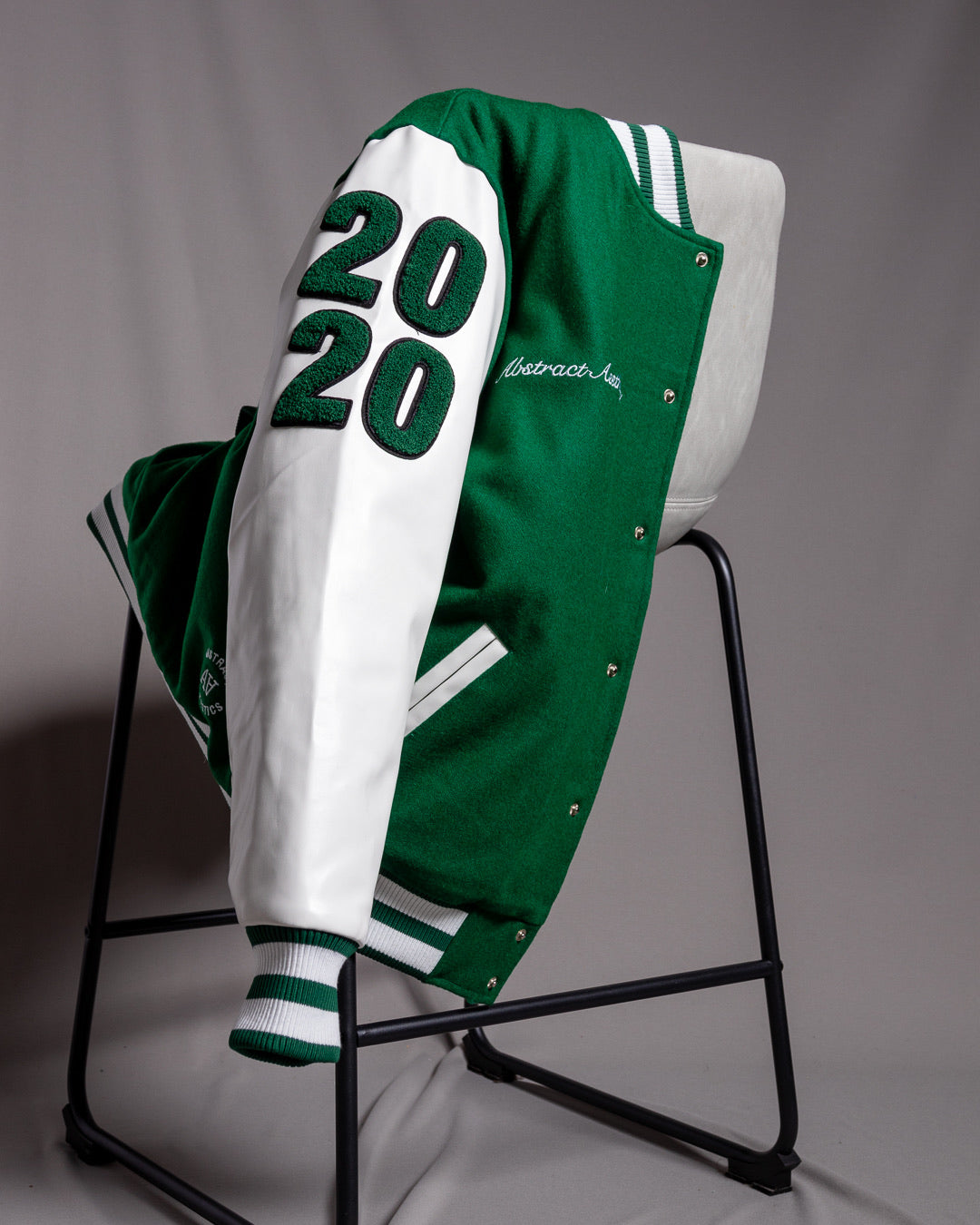 Varsity Green Double A Anniversary Letterman