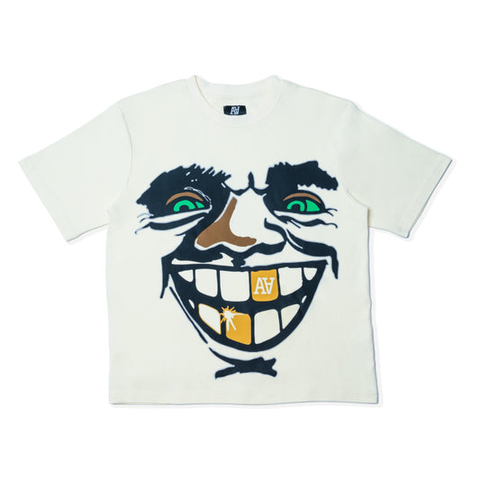 Cream Double A "Gold Mouth" Tee